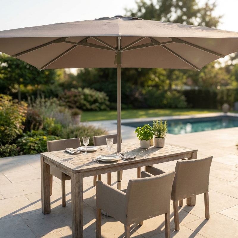 NICOLAUS - ombrellone in alluminio 3 x 4 m