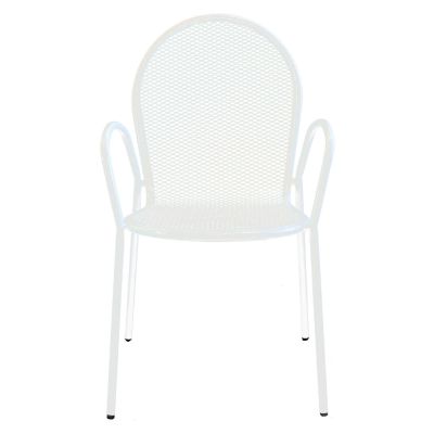 MARIS - poltrona da giardino impilabile in ferro