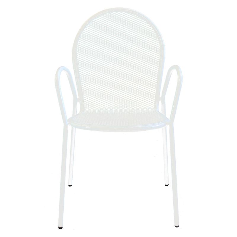 MARIS - poltrona da giardino impilabile in ferro