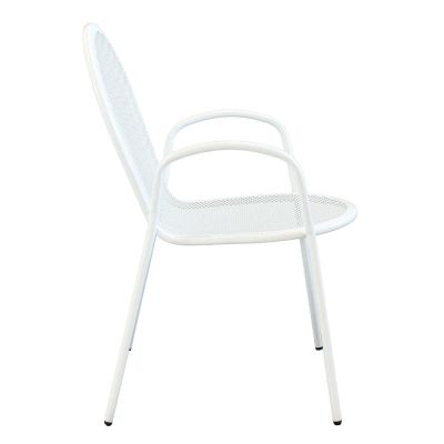 MARIS - poltrona da giardino impilabile in ferro