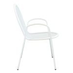 MARIS - poltrona da giardino impilabile in ferro