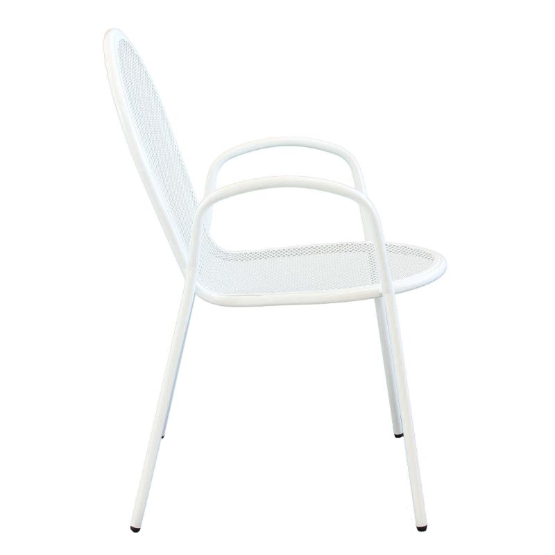 MARIS - poltrona da giardino impilabile in ferro