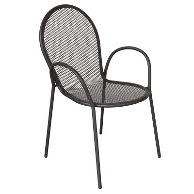 MARIS - poltrona da giardino impilabile in ferro