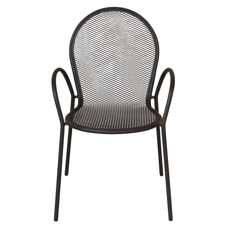 MARIS - poltrona da giardino impilabile in ferro