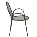 MARIS - poltrona da giardino impilabile in ferro