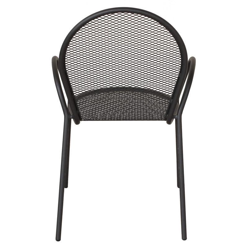 MARIS - poltrona da giardino impilabile in ferro