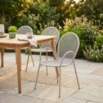 MARIS - poltrona da giardino impilabile in ferro