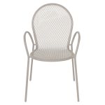 MARIS - poltrona da giardino impilabile in ferro