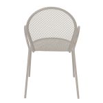 MARIS - poltrona da giardino impilabile in ferro