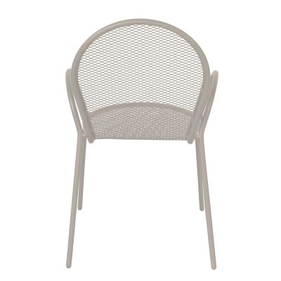 MARIS - poltrona da giardino impilabile in ferro