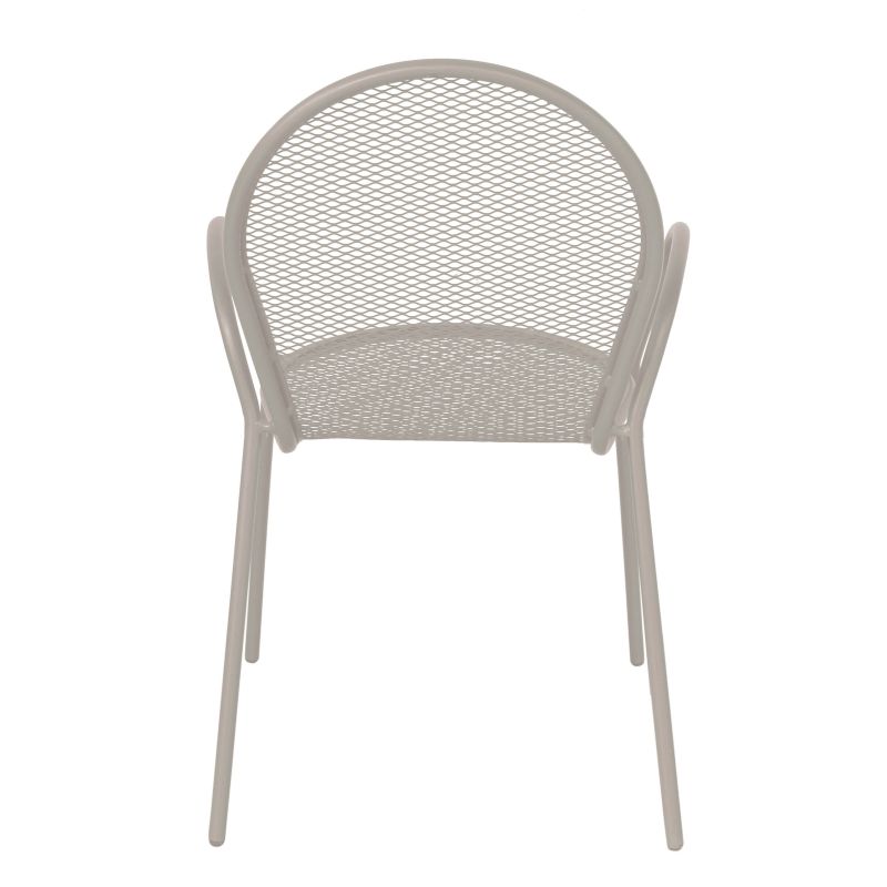 MARIS - poltrona da giardino impilabile in ferro