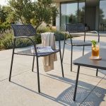 AVIIM - poltrona da giardino impilabile in ferro