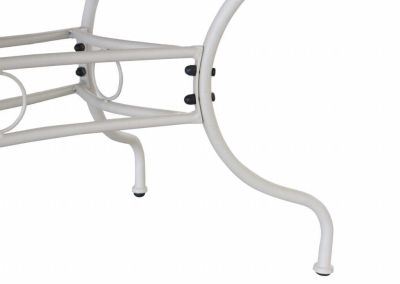 VENTUS - tavolo da giardino in ferro con piano in mosaico 90 x 160