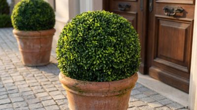 Sfera di bosso artificiale