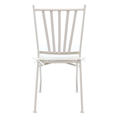 VENTUS - sedia da giardino in acciaio completa di cuscino