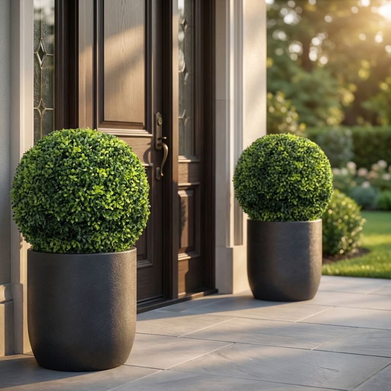 Sfera di bosso artificiale