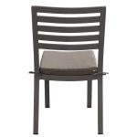 DEXTER - set tavolo in alluminio cm 160/240 x 90 x 75 h con 4 sedie Dexter