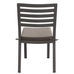 DEXTER - set tavolo in alluminio cm 160/240 x 90 x 75 h con 6 sedie Dexter