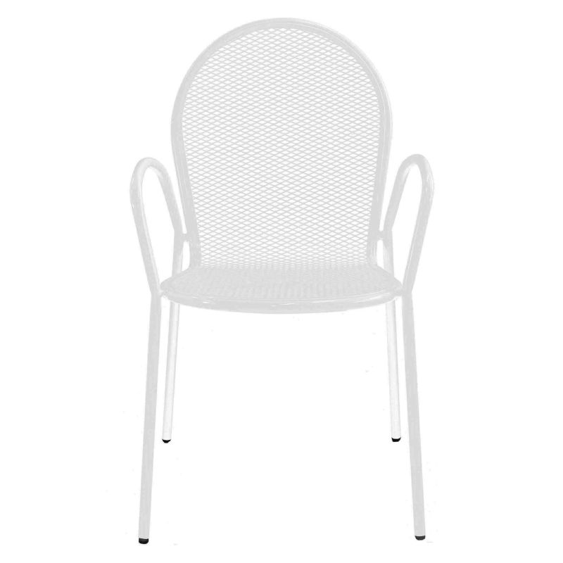 OPERA - set tavolo in alluminio cm 70 x 70 x 73 h con 2 poltrone Maris