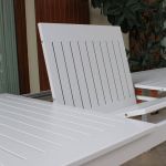 ARGENTUM - tavolo da giardino allungabile in alluminio da 150