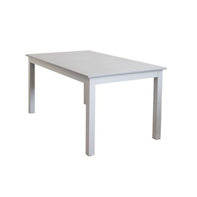 ARGENTUM - tavolo da giardino allungabile in alluminio da 150