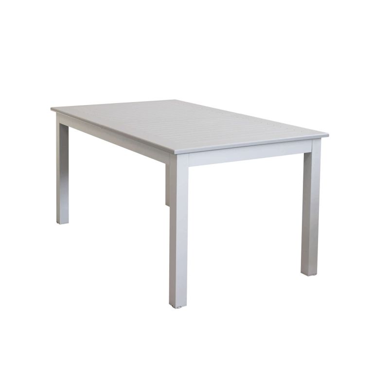 ARGENTUM - tavolo da giardino allungabile in alluminio da 150