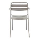 ROMANUS - poltrona da giardino impilabile in ferro