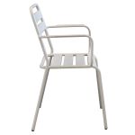 ROMANUS - poltrona da giardino impilabile in ferro