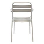 ROMANUS - poltrona da giardino impilabile in ferro