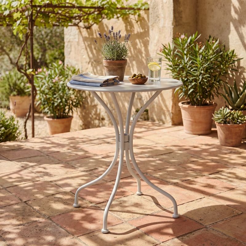 ROMANUS - tavolo da giardino rotondo in ferro