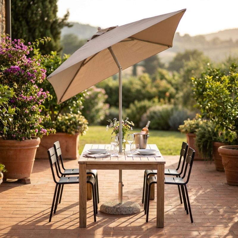 SERTUM - ombrellone da giardino palo centrale 2 x 2