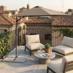 VERSUS - ombrellone da giardino decentrato 2 x 3