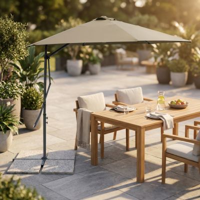 VERSUS - ombrellone da giardino decentrato 2 x 3