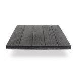 Piastra ombrellone palo laterale wengè'