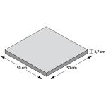 Piastra ombrellone palo laterale wengè'