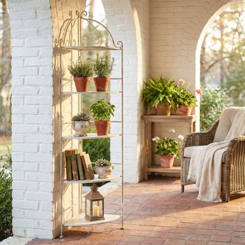 LISIANTHUS - scaffale angolare cinque piani