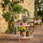 DORIAN - eatagere bianco ossidato