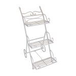 DORIAN - eatagere bianco ossidato