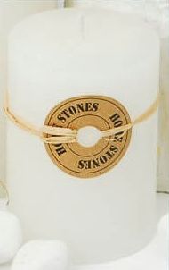 WHITEY - candela cilindrica profumata 9 cm