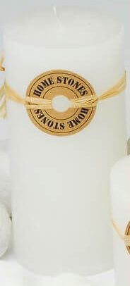 WHITEY - candela cilindrica profumata 14 cm