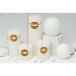 WHITEY - candela cilindrica profumata 21 cm