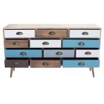 ADELINE - cassettiera 12 cassetti multicolor