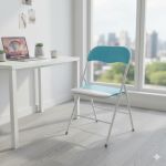 LUCIE - sedia pieghevole salvaspazio bicolor