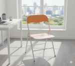 LUCIE - sedia pieghevole salvaspazio bicolor