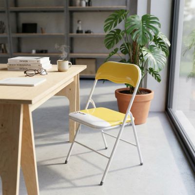 LUCIE - sedia pieghevole salvaspazio bicolor