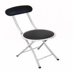 LUCIE - sgabello con schienale pieghevole salvaspazio