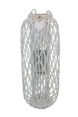 GENEVIEVE - lanterna in vimini tondo 21 x 106 cm