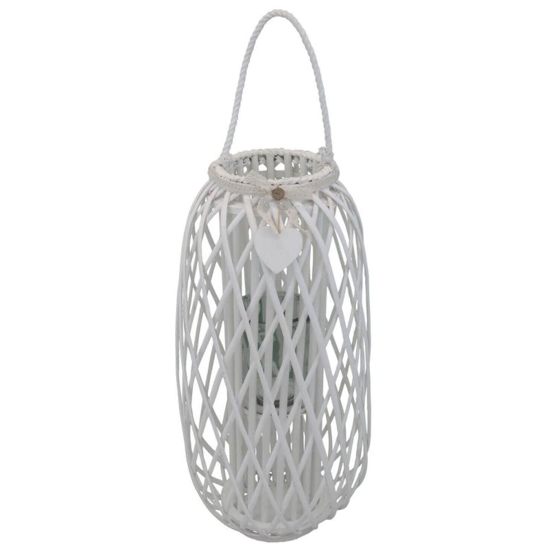 GENEVIEVE - lanterna in vimini tondo 20 x 86 cm