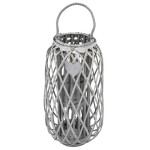 GENEVIEVE - lanterna in vimini tondo 18 x 66 cm