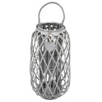 GENEVIEVE - lanterna in vimini tondo 18 x 66 cm